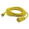 Stanley SJTW Extension Cord, 16 AWG, Outdoor, 16/3, 1 Outlets, Yellow, Vinyl, 15 ft 33157 - alternate 3